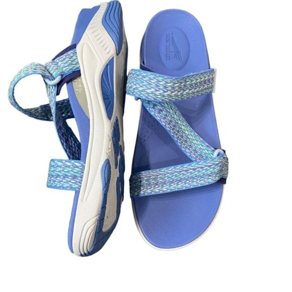 Dansko New Women's Slide Sandal Rosette Blue size 38 - Picture 5 of 12